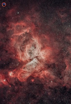 La grande Nebulosa di Eta Carinae <br />56 minuti integrazione <br />56 minuti